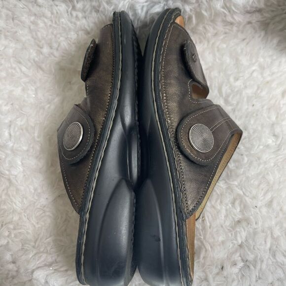 Finn Comfort bronze Leather Soft Footbed adjustable Velcro straps EUR SZ39 - Picture 9 of 9